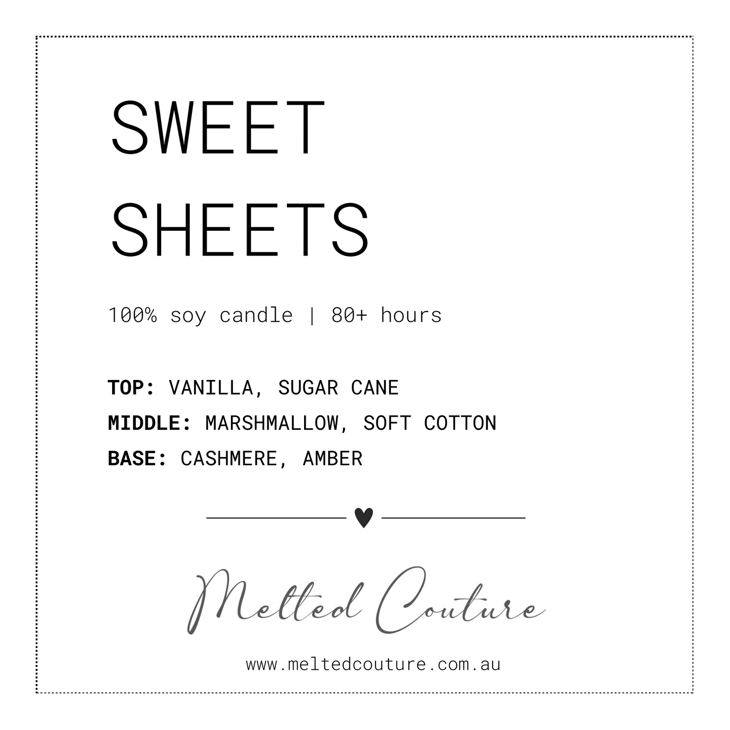 SWEET SHEETS