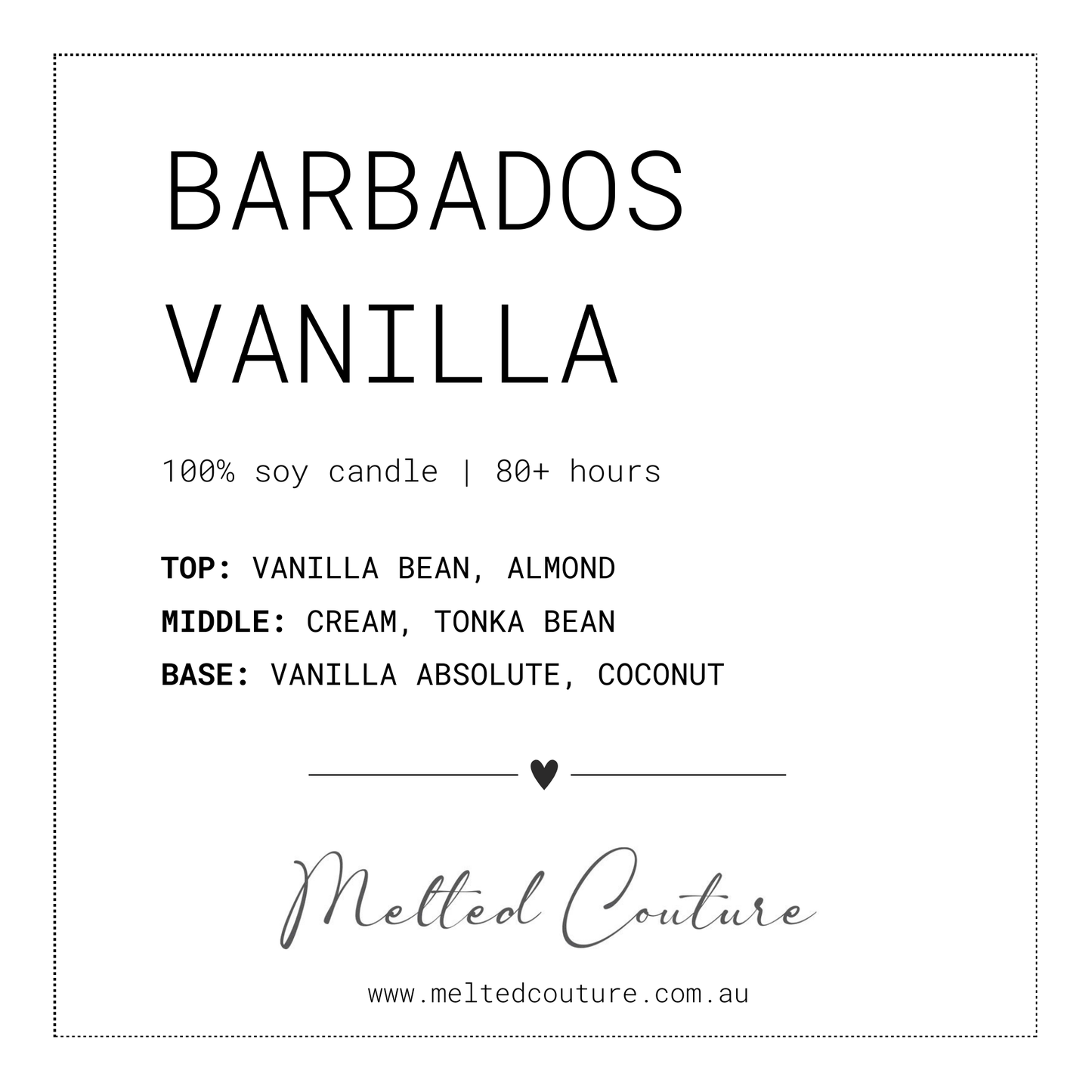 BARBADOS VANILLA